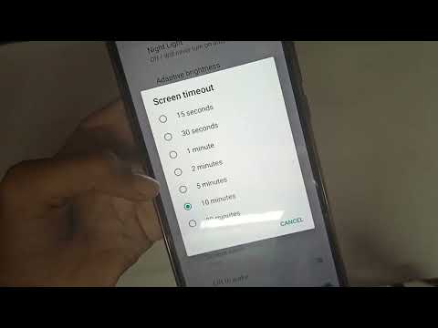 How to change screen time out in Moto e7 – Hindi