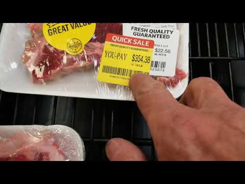 Winn Dixie Meat Price $354.38 for 2.5 lb....T-Bone...