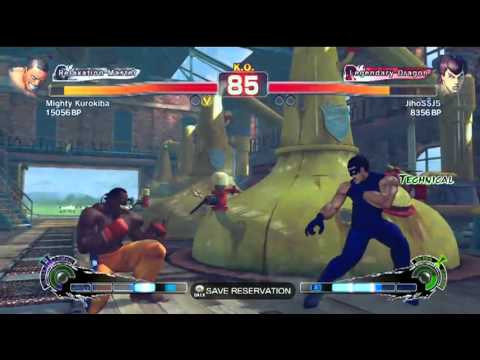 SSF4 AE: Mighty Kurokiba (Dee Jay) VS JihoSSJ5 (Fei Long)