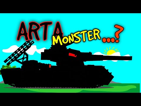 How To Draw Cartoon Tank Arta Monster Part 2 | HomeAnimations - Cartoons About Tanks