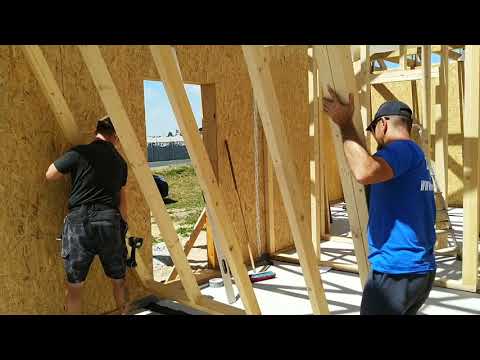 Dom szkieletowy- ściany działowe