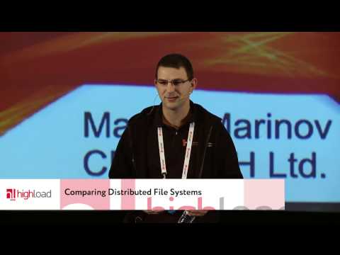 Performance comparison of distributed file systems / Marian Marinov (1H Ltd)