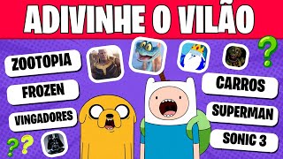 😈 Adivinhe o Vilão do Filme ou Desenho | Quiz Disney, Marvel, Zootopia 2 e MUITO MAIS! 🎥🔥