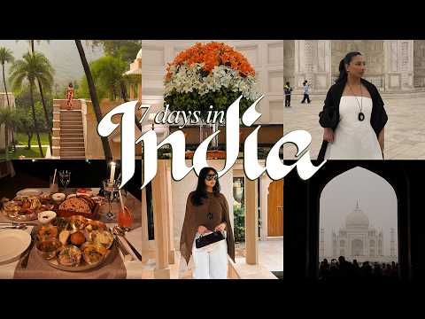 A WEEK IN INDIA VLOG | staying at Amanbagh, visiting Taj Mahal, Jaipur + shopping in Delhi 🧡