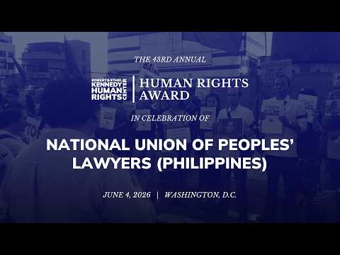 NUPL receives Kennedy human rights award for fighting state abuses