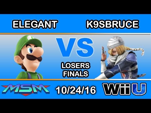 MSM 71 - eM | Elegant (Luigi) Vs. INF | K9sbruce (Sheik) Losers Finals - Smash Wii U