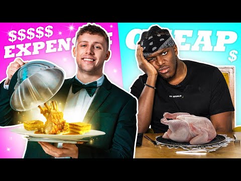 SIDEMEN TRY EXPENSIVE VS CHEAP FOOD!