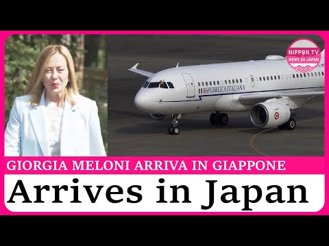 LATEST: Italy's PM Meloni arrives in Japan for talks / La prima ministra italiana arriva in Giappone