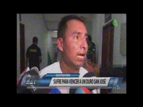 Cronica CD7: Destroyers 2 - 1 San Jose, Habla Mario Ovando