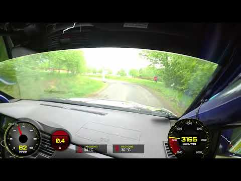 Mariusz Zieliński/Ryszard Chlebowski Rajd Rzeszowiak 29.04.2018 OS Siedliska  Mitsubishi Lancer Evo