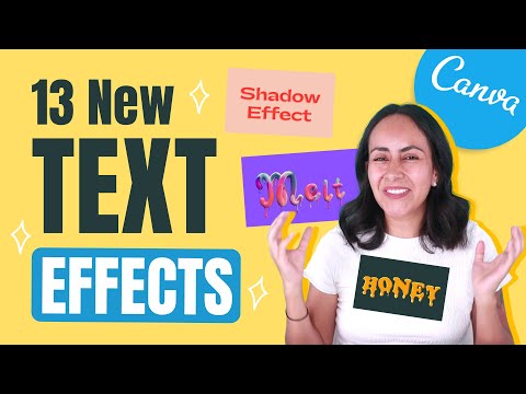 Text Editing in Canva 13 Amazing Text Effects to go WOW