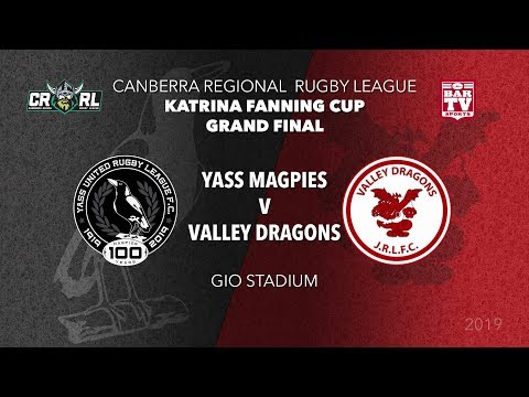 2019 Canberra Region RL - Katrina Fanning Grand Final - Yass Magpies v Valley Dragons