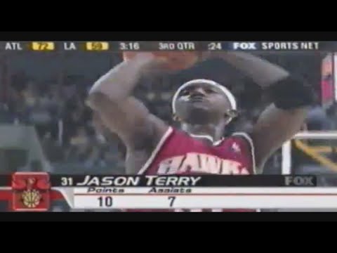 Jason Terry 21 Points 8 Ast @ Lakers, 2002-03.