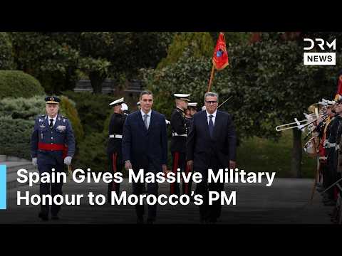 GRAND WELCOME: Spain’s PM Pedro Sánchez Welcomes Moroccan PM with Military Honours | AC1G