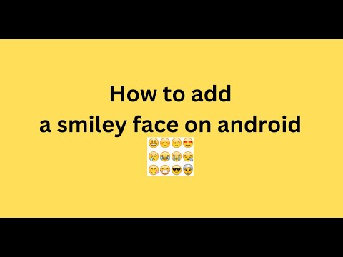 Como adicionar uma carinha sorridente no Android