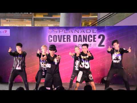 Crazy Monkey cover BTS - Intro + Danger @ Esplanade Stage 2 (audition) 150614