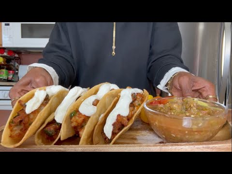 How To Make The BEST Fried Shrimp Tacos! NEW Technique!