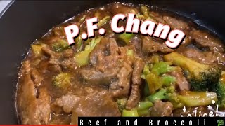 PF Chang beef and broccoli! Review
