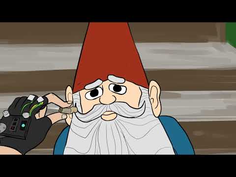Half Life: Alyx but the Gnome is Too Aware Gnome Cigarette Puff Animated