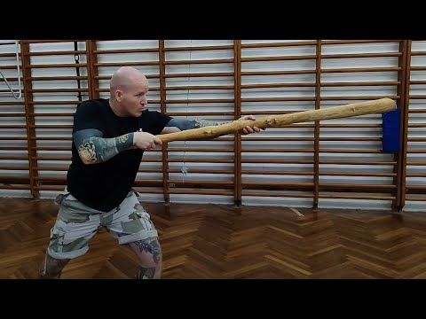 Indian Clubs Hungary - Walking stick figth technique for self defense