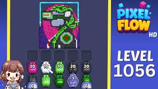 Pixel Flow Level 1056 Solution Walkthrough