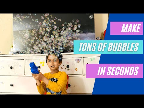 Gatling Bubble Machine Gun Toy 2021 Unboxing & Testing with Ryan हज़ारों बुलबुलें बनाये सेकंड्ज़ मे