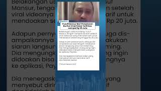 Yusuf Mansur Buka Suara soal Patok Tarif Doa sampai Rp 20 Juta, Sebut Cuma Bercanda