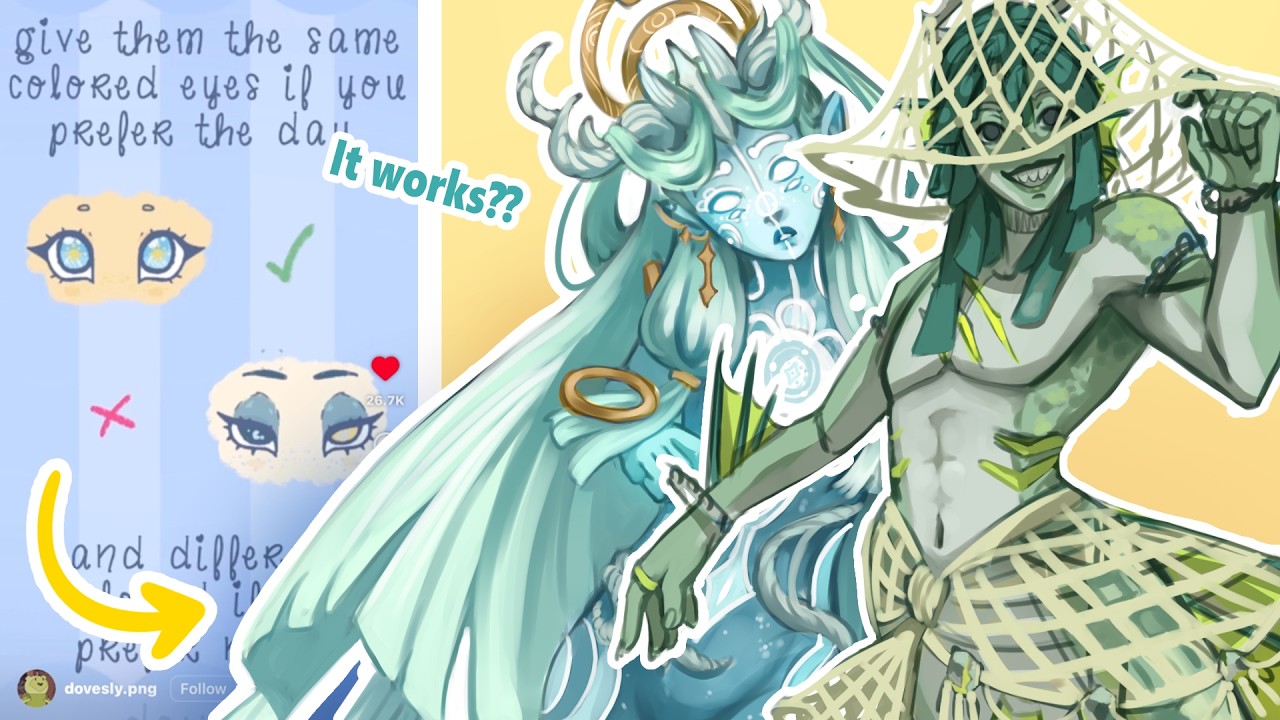 Trying Instagram Character Design Challenges!