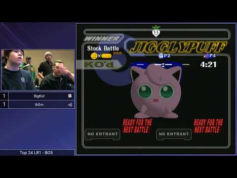 CT GamerCon 2 SSBM - BIG KID (Jigglypuff) vs. th0rn (Falco) - Melee LR1