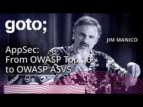 Image thumbnail for talk AppSec: From the OWASP Top Ten(s) to the OWASP ASVS