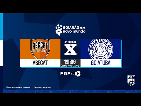 Abecat x Goiatuba - Goianão Novo Mundo 2026 - 4ª rodada