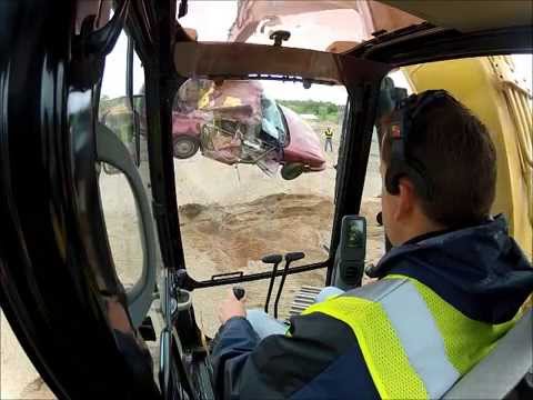 Extreme Sandbox CAT Car Crush Challenge! (Final Version)