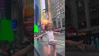NYC! 🍎 #shorts #annie #broadway #musical #theater #nyc #newyorkcity #childactor #timessquare