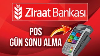 Ziraat Bankası Pos Cihazı Gün Sonu Alma - Pos Cihazı Nasıl Kullanılır 