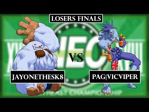 JayOneTheSk8 vs PAG|VicViper (Losers Finals) - NEC18 Vampire Savior