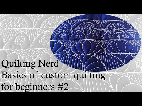 How to create custom quilting designs on domestic machine #2 – four designs with arches