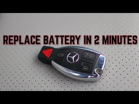 Mercedes Benz Key Fob Battery Change - How To DIY Learning Tutorials