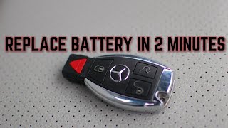 Mercedes Benz Key Fob Battery Change - How To DIY Learning Tutorials