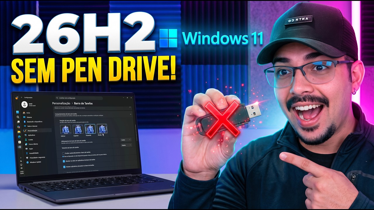 Como Instalar o Windows 11 26H2 SEM PEN DRIVE (Método 20x Mais Rápido!)