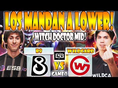 B8 VS WILDCARD GAMING BO3[GAME 3]TAIGA,SAMMYBOY VS DENDI - QUALIFIER NA THE INTERNATIONAL 2023 - ESB