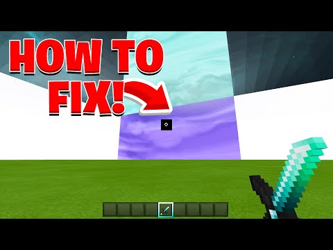 Riverrain123 - How to fix the MCPE texture pack glitch! (Crosshair & sky fix) | Minecraft PE (Win10, Xbox, PS4)