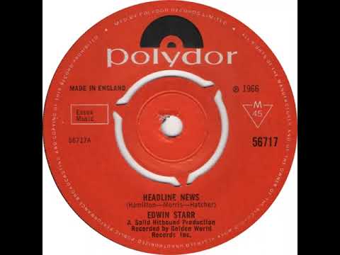 UK New Entry 1966 (260) Edwin Starr - Headline News
