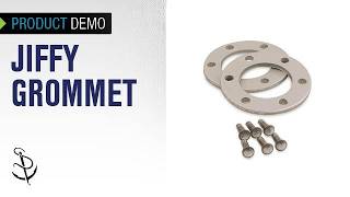 Demo of The Jiffy Grommet - No Die Set Required