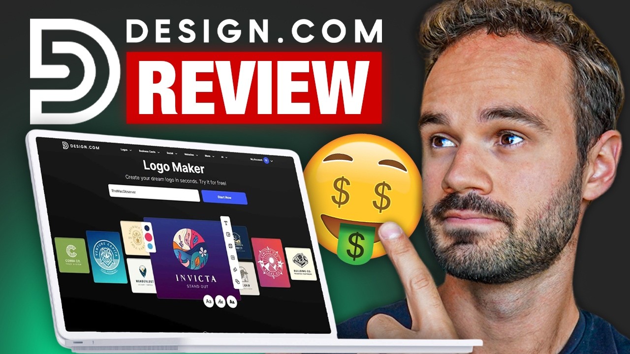 This NEW AI Tool Makes Amazing Designs & Websites! (Design.com Review)