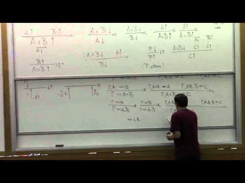 Proof Theory Foundations, Lecture 3