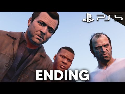 GTA 5 PS5 ENDING Gameplay Walkthrough Part 14 - THE BIG SCORE