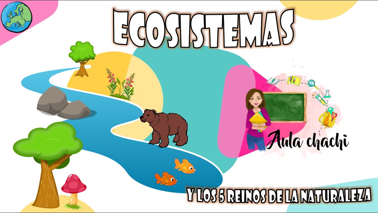 Ecosistemas y los 5 reinos de la Naturaleza | Aula chachi - Vídeos educativos para niños