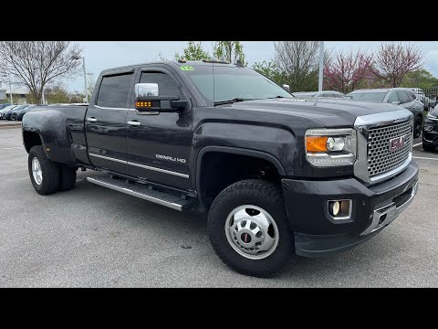 Thumbnail for 2016 GMC Sierra 3500HD Denali Dually Duramax POV Test Drive & Review #NBCRMAG.COM by Car