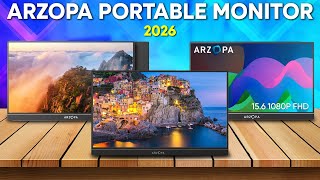 Top Arzopa Portable Monitors 2026 for On-the-Go Productivity