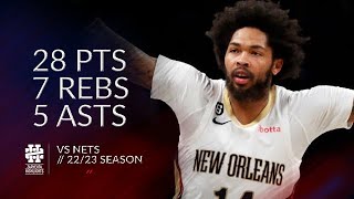 [高光] B. Ingram 28pts/7rebs/5asts vs Nets